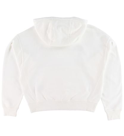 Champion Hoodie - Vit m. Logo