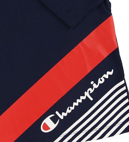 Champion T-shirt - Navy m. Tryck