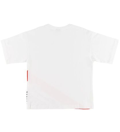 Champion T-shirt - Vit m. Tryck