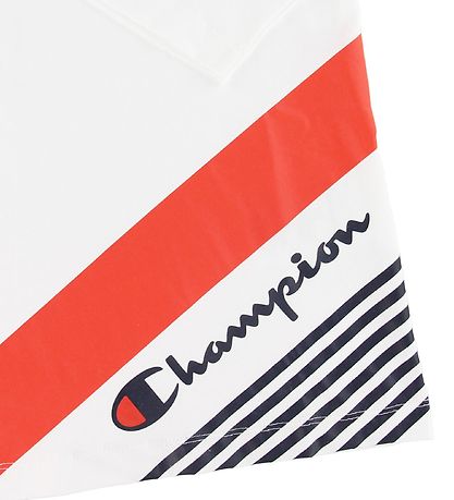 Champion T-shirt - Vit m. Tryck
