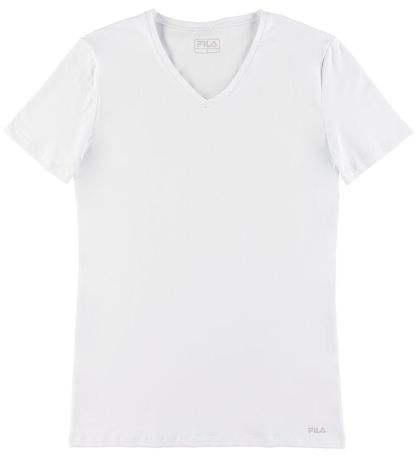 Fila T-shirt - V-Neck - White