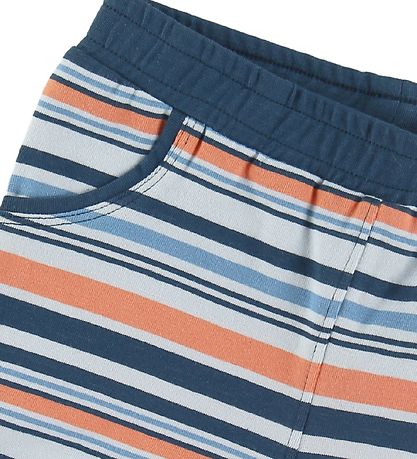 Minymo Shorts - Insignia Blue w. Stripes