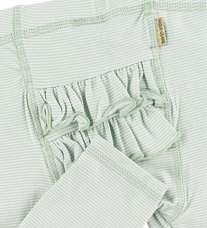 Hust and Claire Leggings - Lykke - Green/White Striped