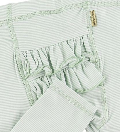 Hust and Claire Leggings - Lykke - Grön/Vitrandig