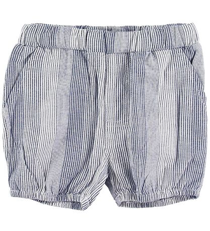 Hust and Claire Shorts - Herluf - Blå/Vitrandig