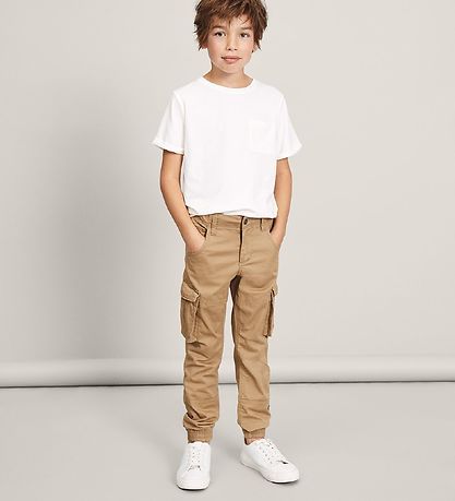 Name It Cargo Trousers - NitBamgo - Kelp