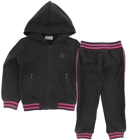 Moncler Set - Cardigan/Byxor - Maglia - Svart