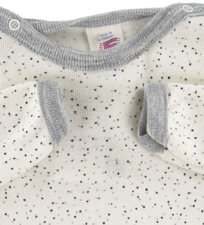 Engel Bluse - Wolle - Neutral m. Print