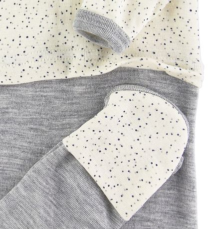 Engel Jumpsuit - Wool/Silk - Neutral w. Print