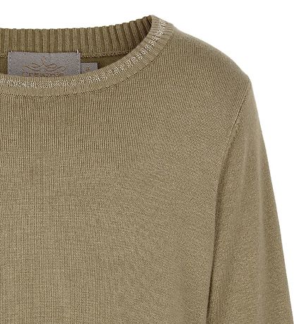Creamie Blússa - Lurex Stripe - hulið Green