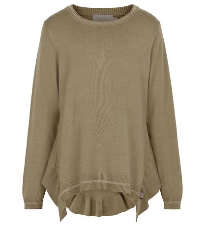 Creamie Blússa - Lurex Stripe - hulið Green