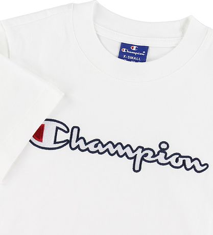 Champion Fashion T-Shirt - Weiß m. Logo