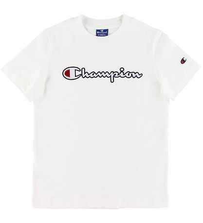 Champion Fashion T-Shirt - Weiß m. Logo