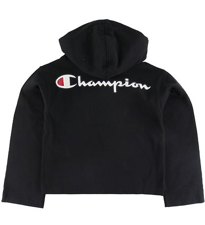 Champion Fashion Hettupeysa - Crop - Svart M. Lógó