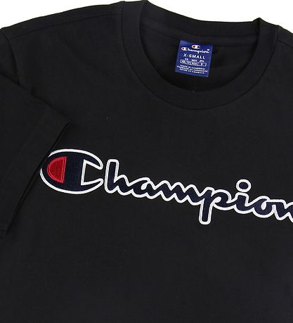 Champion Fashion T-shirt - Svart m. Logo