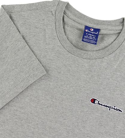 Champion Fashion T shirt Grey Melange w. Logo KW CH