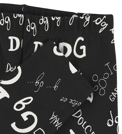 Dolce & Gabbana Leggings - Black w. Print