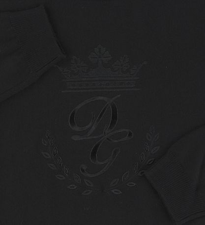 Dolce & Gabbana Blússa - Ull - Svart M. Útsaumur