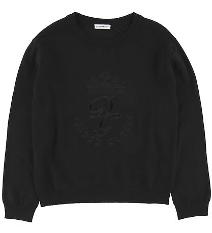 Dolce & Gabbana Blússa - Ull - Svart M. Útsaumur