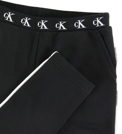 Calvin Klein Monogram Slim Sweatpants - Black