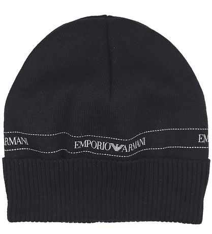 Boîte Cadeau Emporio Armani - Bonnet/Écharpe - Laine/Coton - Noi