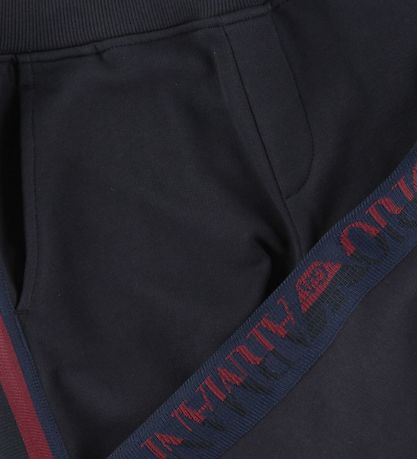 Emporio Armani Sweatpants - Navy w. Red