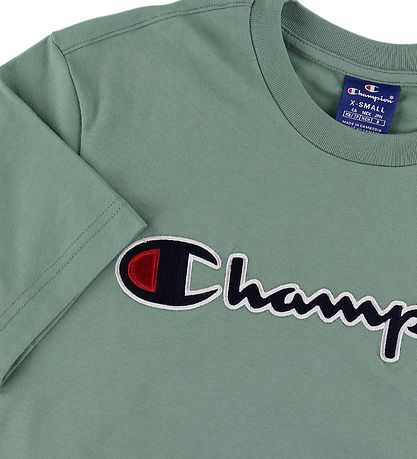 Champion Fashion T-shirt - Dusty Green w. Logo