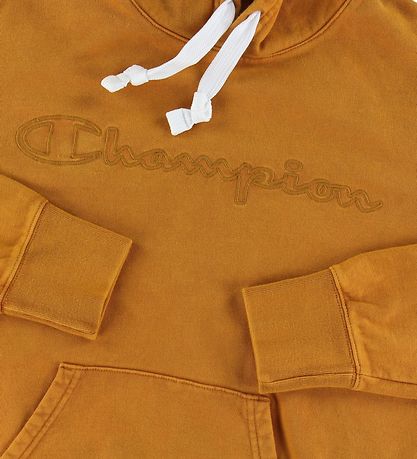 Champion Fashion Hoodie - Burned Orange w. Logo