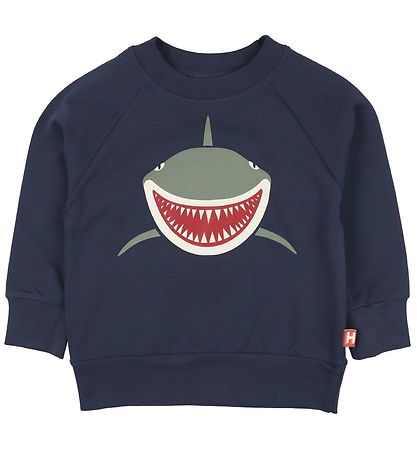 DYR Sweatshirt - Bellow - Navy w. Shark