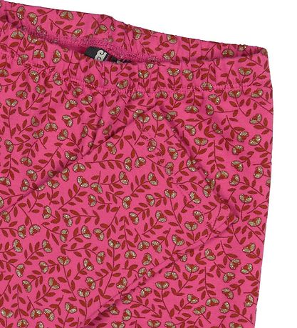 Danefæ Leggings - DaneAndrea - Bleikt M. Blóm