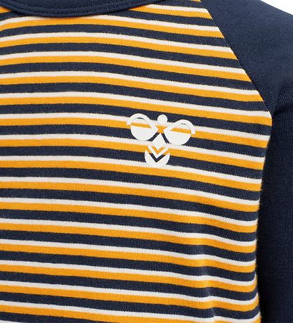 Hummel Blouse - hmlStanton - Yellow/Navy