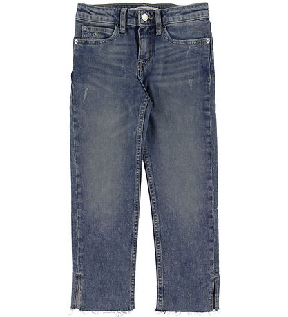 Calvin Klein Farkut - lima Crop - Sininen Denim