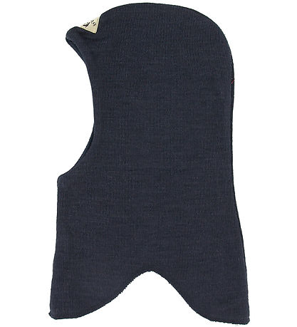 Racing Kids Balaclava - Wool/Cotton - 2-layer - Navy