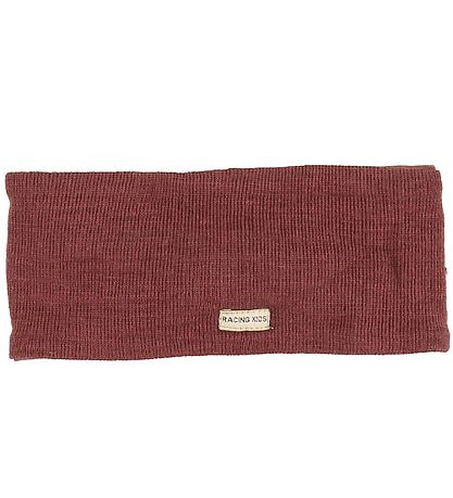 Racing Kids Headband - Wool/Cotton - Dark Rose