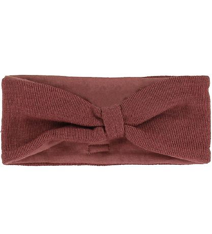 Racing Kids Headband - Wool/Cotton - Dark Rose