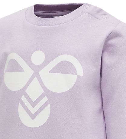 Hummel Sweatshirt - HMLLemon - Purple w. Logo
