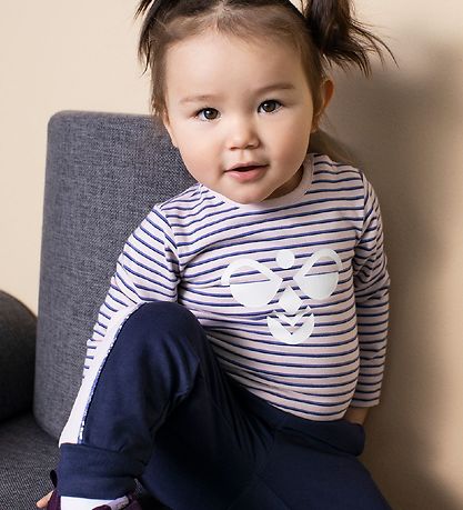 Hummel Byxor - HMLLiv - Navy/Rosa