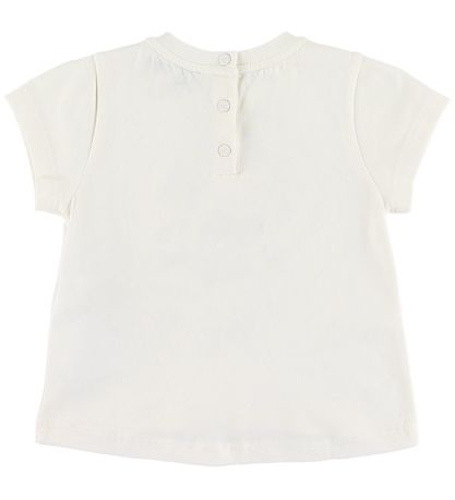 Emporio Armani T-shirt - Latte w. Print