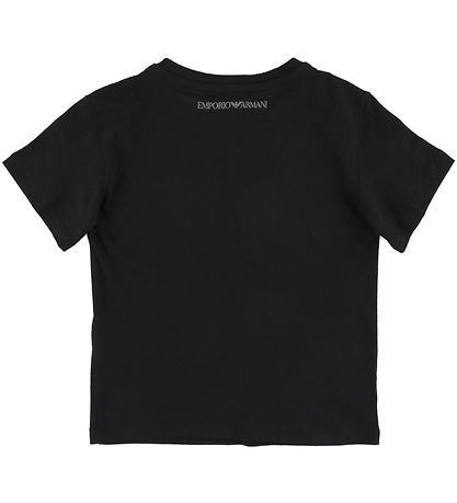 Emporio Armani Stuttermabolur - Svart M. Palíettur