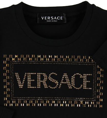 Versace Pullover - Sort m. Nieten