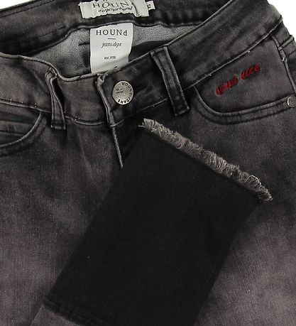 Hound Jeans - Farbe - Ankle Fit - Black Used-Denim