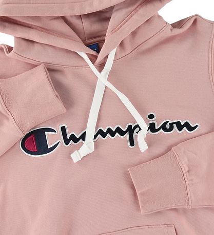 Champion Fashion Hoodie - Rose w. Logo