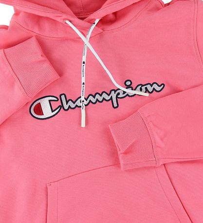 Champion Fashion Hoodie - Pink w. Logo