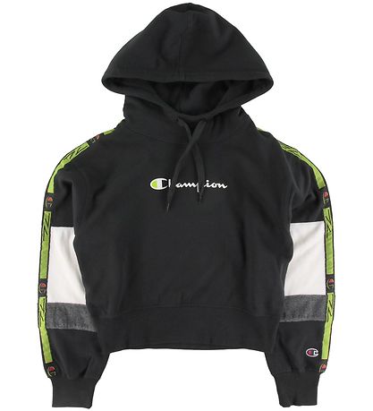 Champion Fashion Hettupeysa - Crop - Svart M. Lógó