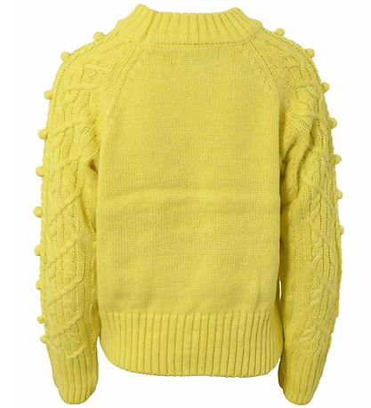 Hound Jumper - Knitted - Lime w. Pattern