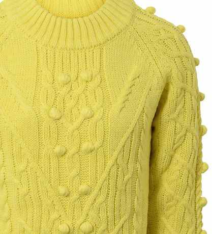 Hound Jumper - Knitted - Lime w. Pattern