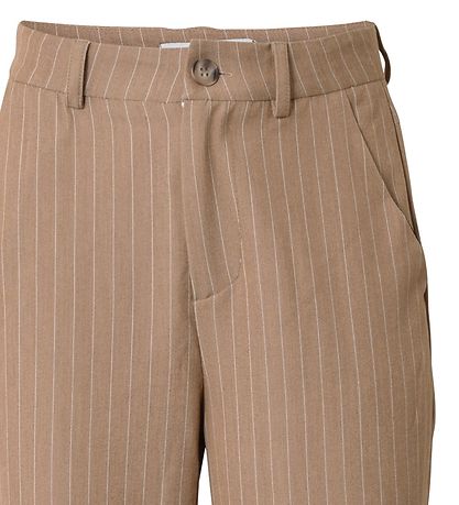 Hound Trousers - Wide - Brown w. Stripes