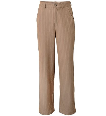 Hound Trousers - Wide - Brown w. Stripes