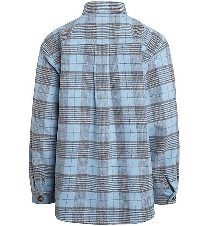 Grunt Shirt - Nippy - Baby Blue w. Checs