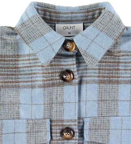 Grunt Vest - Nadya - Baby Blue w. Checkers